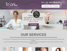 Tablet Screenshot of ottawa-cosmetic-clinic.com